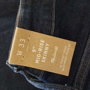 COPY - 9" Mid-Rise Skinny Jeans : TENCEL™ Denim Edition Sz 33 Madewell